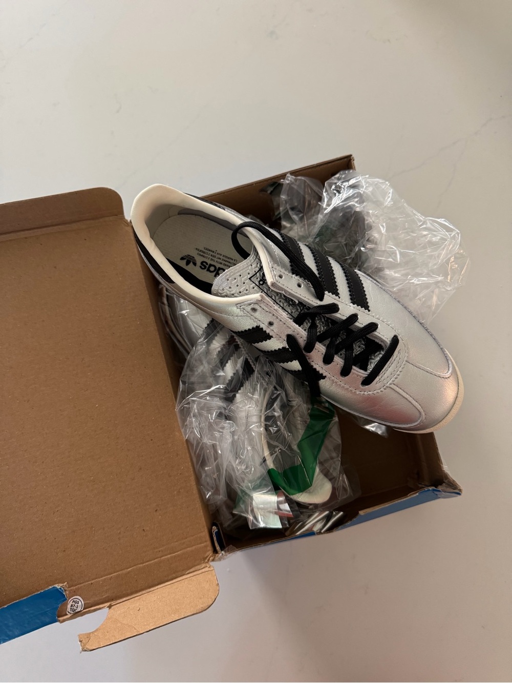 adidas Women’s Samba Retro Sneakers - Silver/Black
